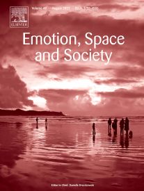 Titelseite der Zeitschrift Emotion, Space and Society